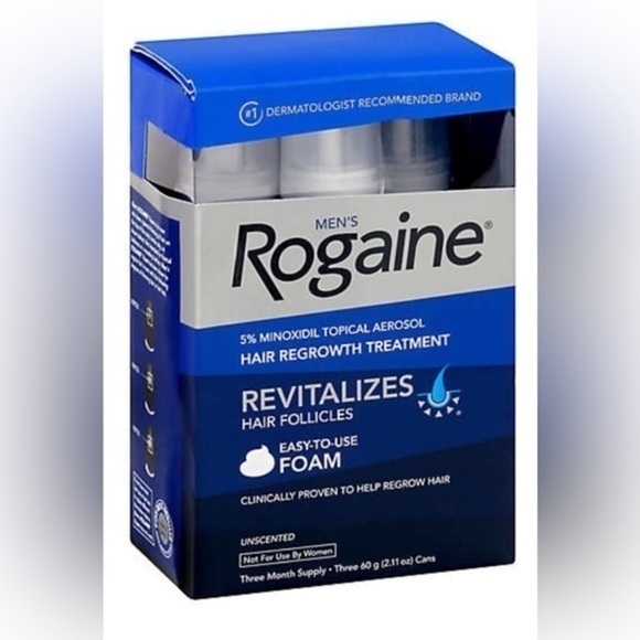 Rogaine Other - 🆕 3 month supply of rogaine for men -foam